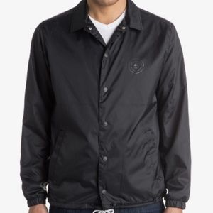 Quicksilver Always Surfing Coach Jacket, Black Sz L